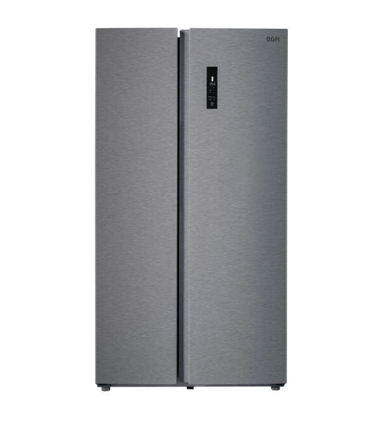 BGH HELADERA SIDE BY SIDE 490L INOX F/S INVERTER