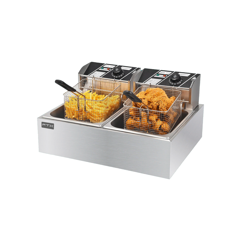 Freidora de Aire Eléctrica FTX FTXDF-20 – 5000W – 20 L – 220V 50/60Hz – Plata