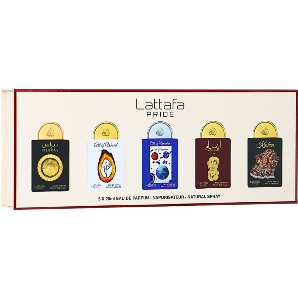 Kit Lattafa Pride Gift Set Box 03 – 5 en 1 – Eau de Parfum – Unisex – 20 ml