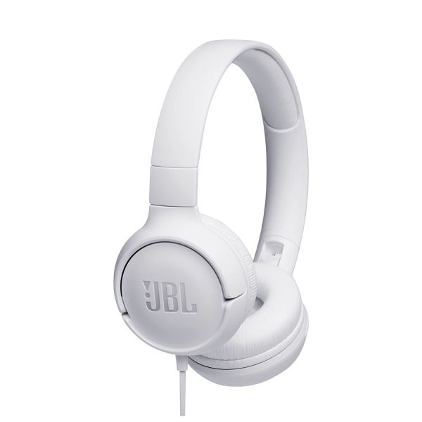Audífonos JBL Tune T500 – Jack 3.5 mm – Blanco