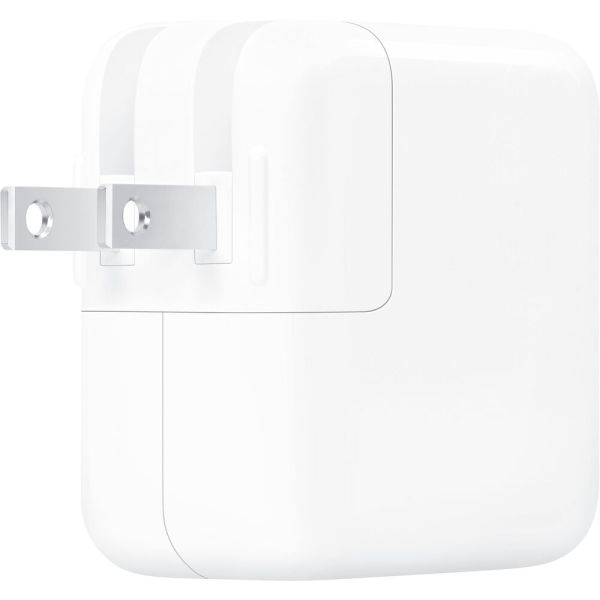Cargador Apple MW2K3BZ/A - 35W - Dual USB-C - Blanco