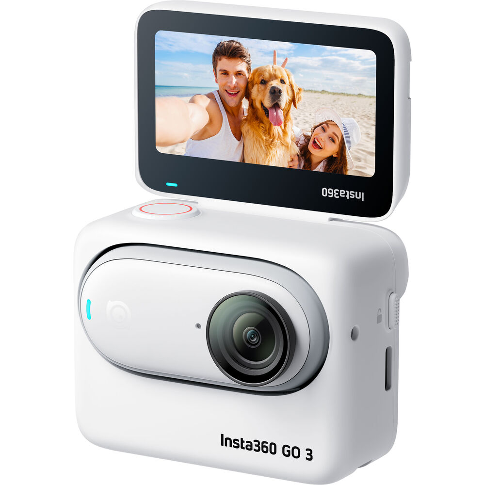 Cámara de Acción Insta360 Go 3S Standard Edition CINSAATA - 4K - Resistente al Agua - Blanco