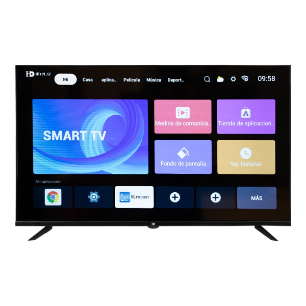 HD PLAY TV LED 43" SMART ANDROID 14 FULL HD FRAMELESS BT