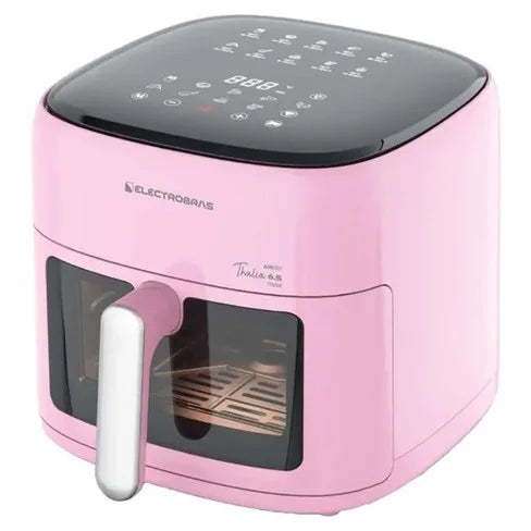 Freidora de Aire Eléctrica Electrobras Thalia TLAF-65D – 1500W – 6.5 L – 220V – Rosa