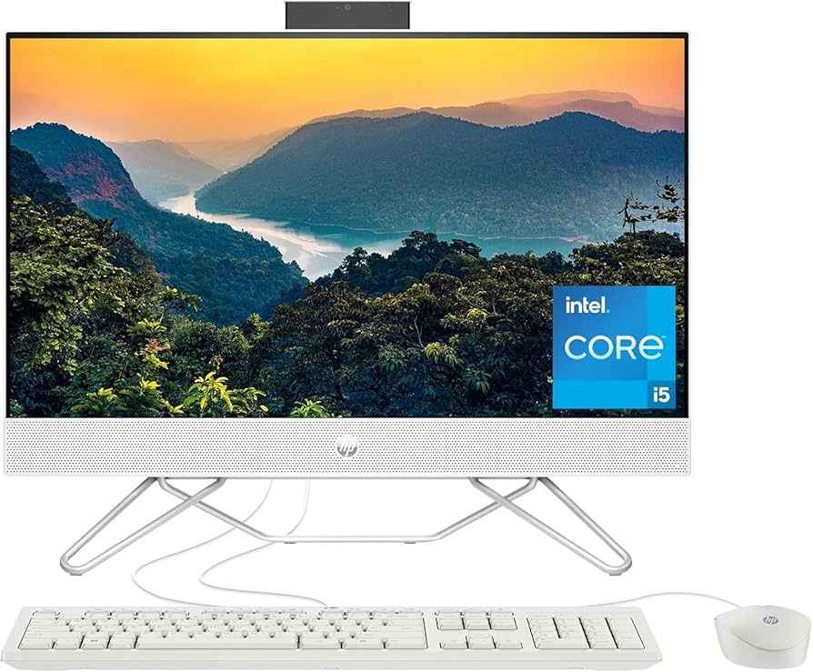 Computadora HP All In One 24-CB1210 - Intel Core i5-1235U 1.3GHz - 8/256GB SSD - Con Mouse y Teclado