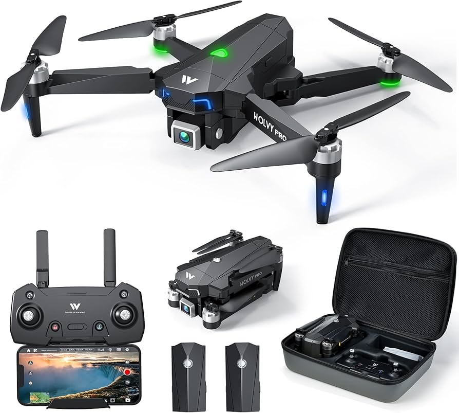 Drone Attop W70 - 4K - Con Control - Wi-Fi - GPS - Negro