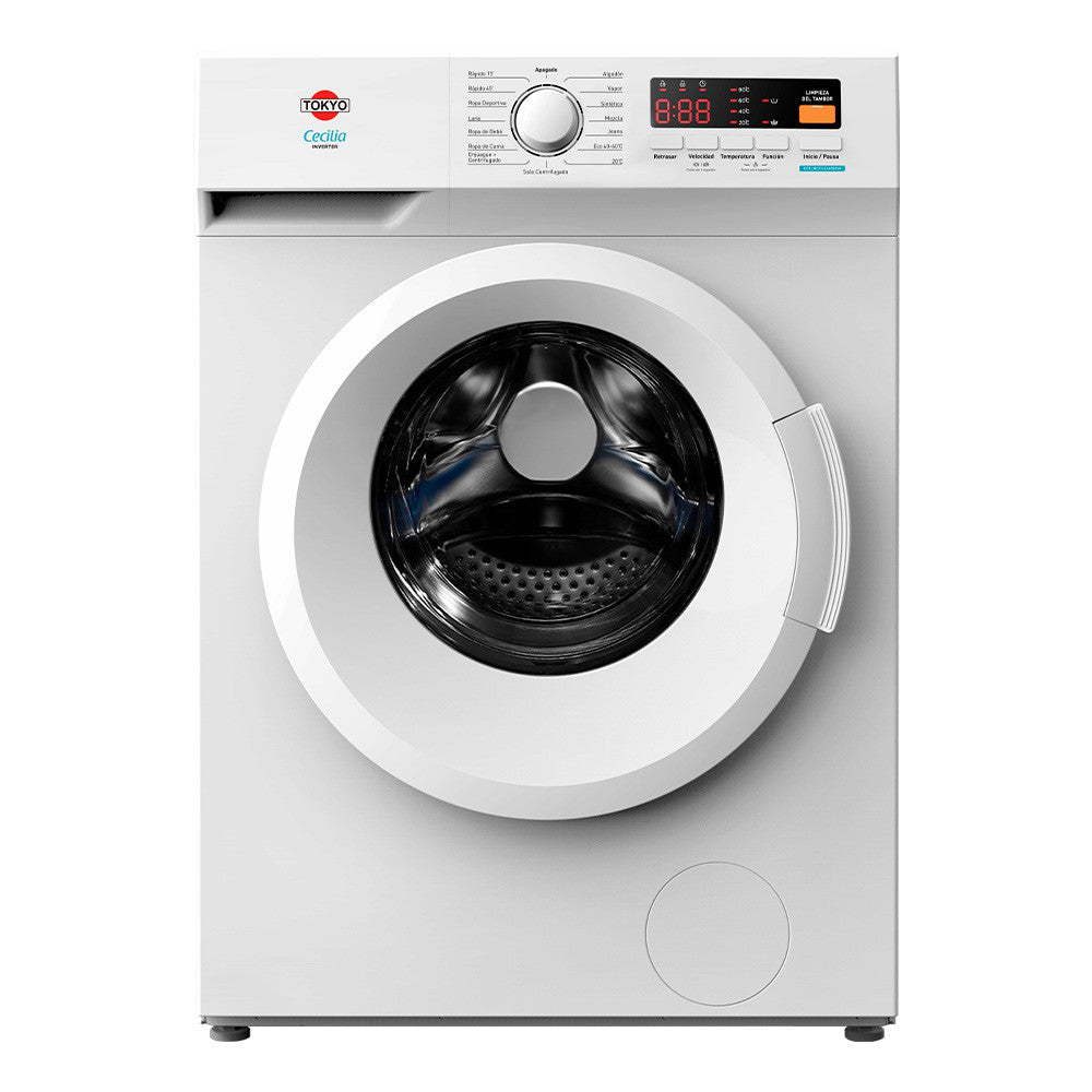 TOKYO LAVARROPAS AUTOMATICA CECILIA 8KG CARGA FRONTAL INVERTER EX