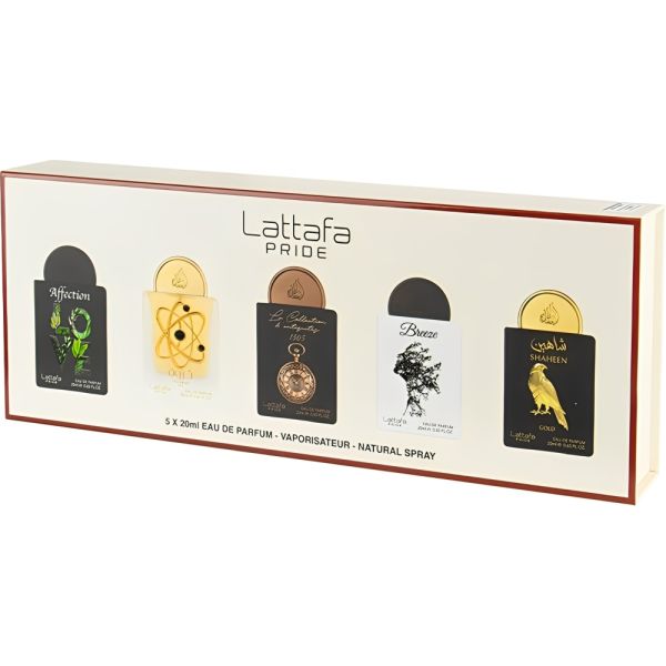 Kit Lattafa Pride Gift Set Box 01 – 5 en 1 – Eau de Parfum – Unisex – 20 ml