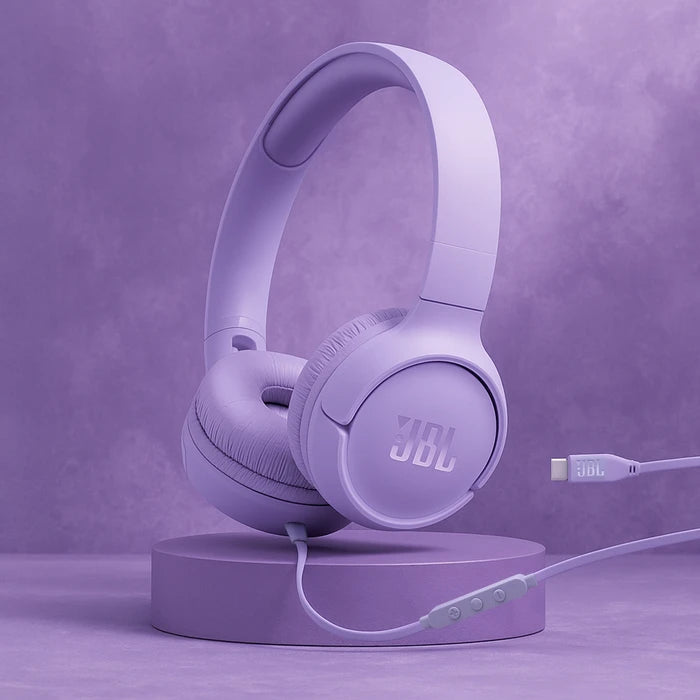 Audífonos JBL Tune 520C – USB-C – Lila