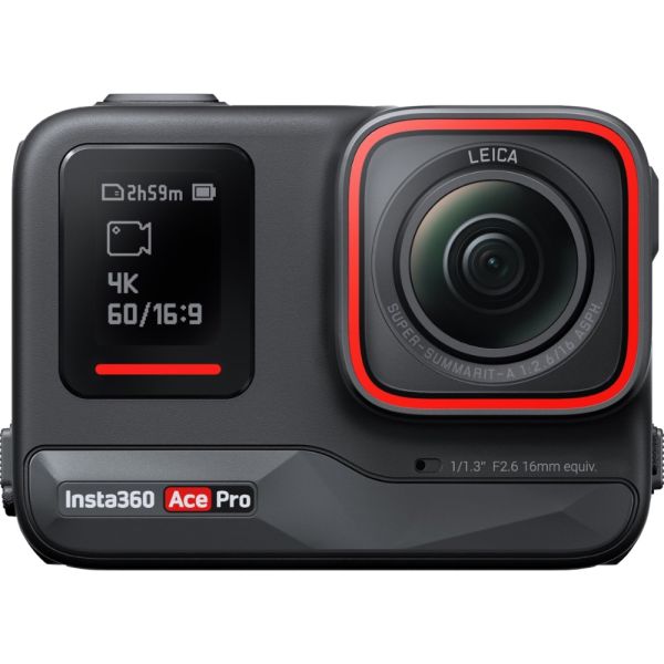 Cámara de Acción Insta360 AcePro 2 CINSBBGA - 50MP - 8K - Resistente al Agua - Negro