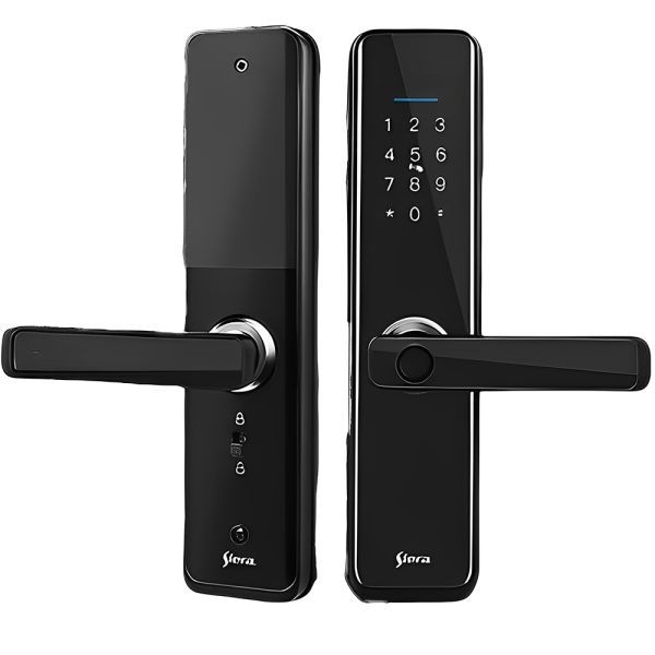 Cerradura Eléctrica Siera SLK50 - Huella Digital / Código Secreto / Aplicación - Negro