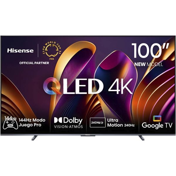 HISENSE SMART TV 100" 4K QLED 100Q7N SO GOOGLE TV EX