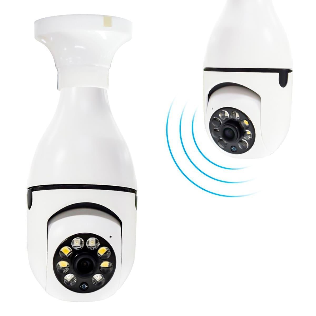 Cámara de Seguridad IP S27 - 36mm - Full HD - Wi-Fi - Lámpara - Blanco