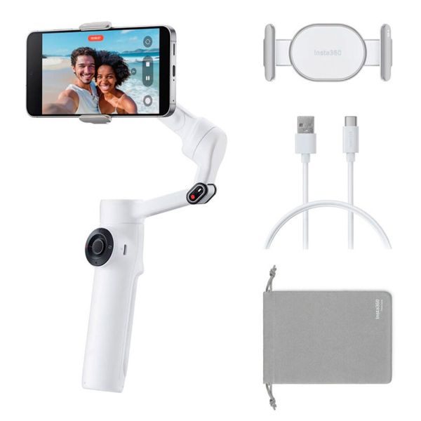 Gimbal Insta360 Flow 2 - Bluetooth - USB-C/USB-A - Blanco Summer