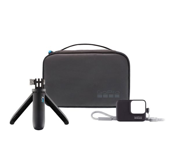 Kit de Viaje GoPro AKTTR-001 Travel Kit - Funda + Trípode + Bolsa - Negro