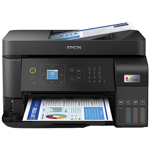 Impresora de Inyección de Tinta Epson EcoTank L5590 - Multifuncional - Wi-Fi - USB - Bivolt - Negro