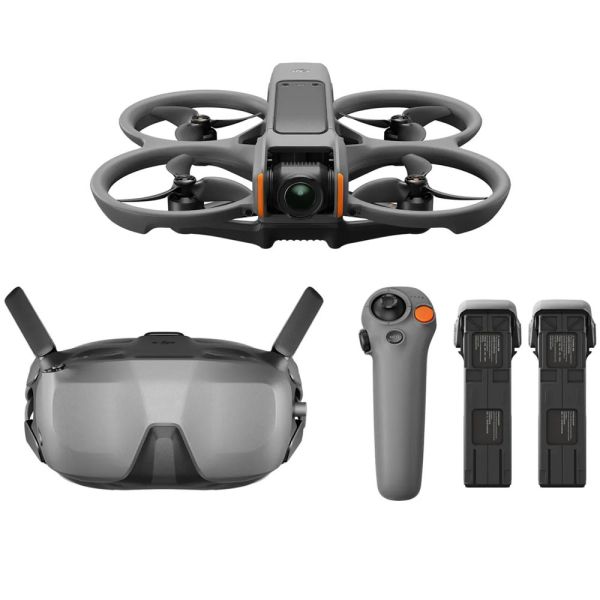 Drone DJI Avata 2 Fly Smart Combo (3 Baterías) - 4K - Con Óculos N3 - Wi-Fi/Bluetooth - Gris