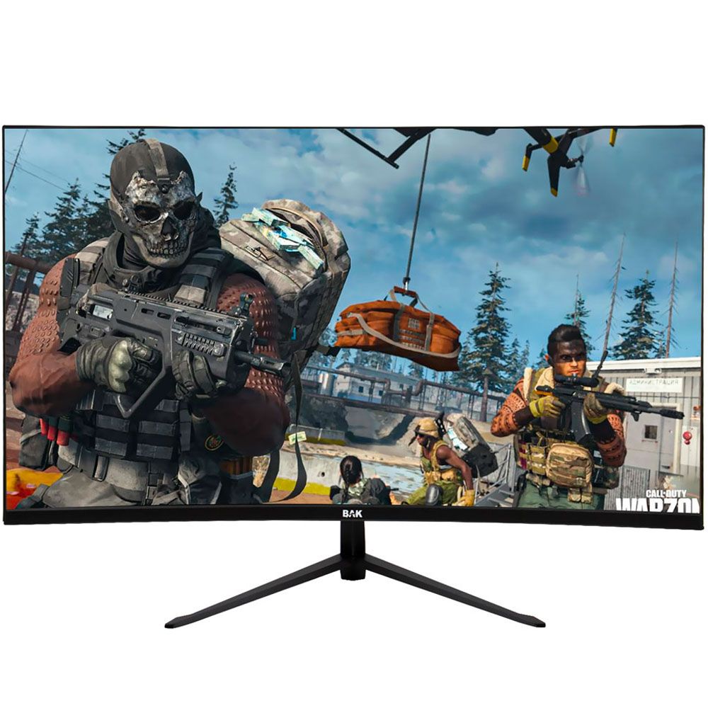Monitor Gamer Bak BK-27G - Full HD - 180Hz - HDMI / DisplayPort - Curvo - 27"