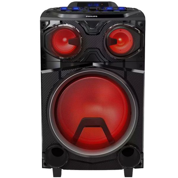 Caja de Sonido Philips TAX3305/77 - USB/AUX - Bluetooth - 100W - 12'' - Negro