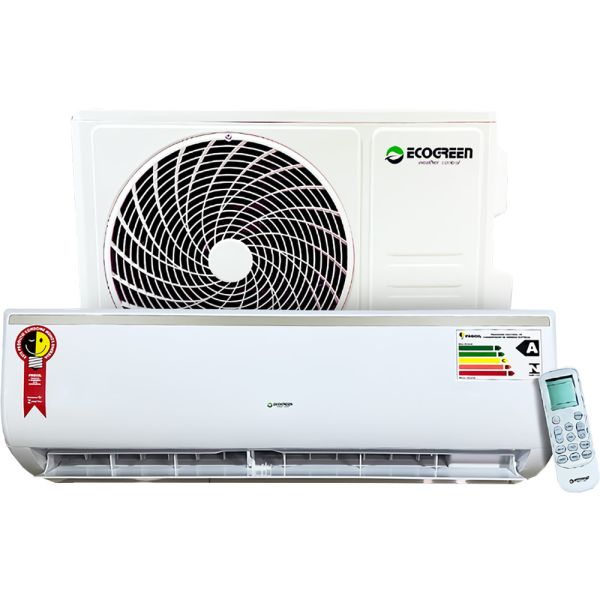 Aire Acondicionado Ecogreen ECO-12PY-INV - 12000BTU - Calor/Frío - Inverter - 220V/50Hz - Blanco