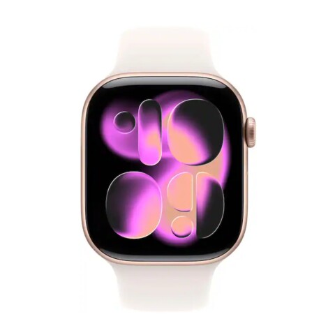 Apple Watch Series 11 MEU04LW/A - Bluetooth - Wi-Fi - 42mm - S/M - GPS - Aluminio Oro Rosa / Claro
